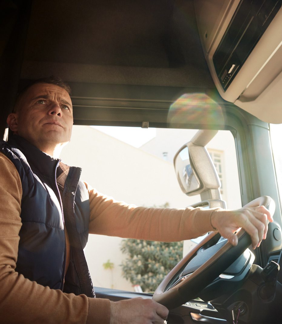 Truck-driver-worried-about-manufacturer-faults